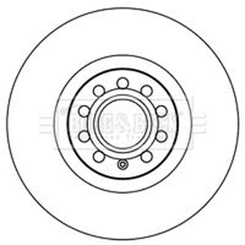 Borg & Beck Front Brake Vented Discs & Pads fits Audi A6 C5 1998-2005 4.2