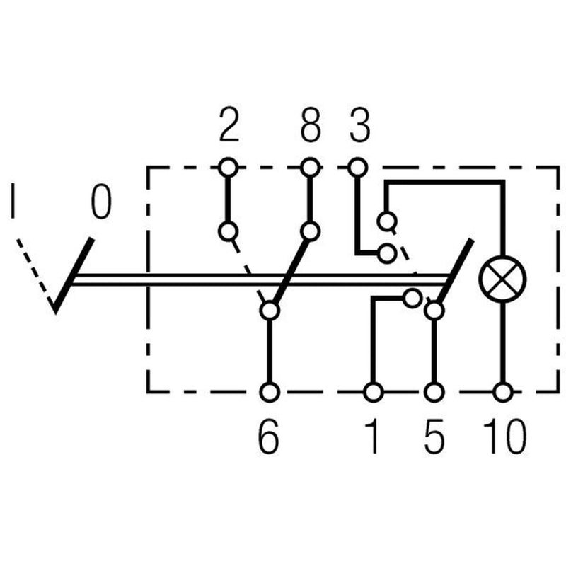 Hella Hazard Warning Light Switch 7 Connectors