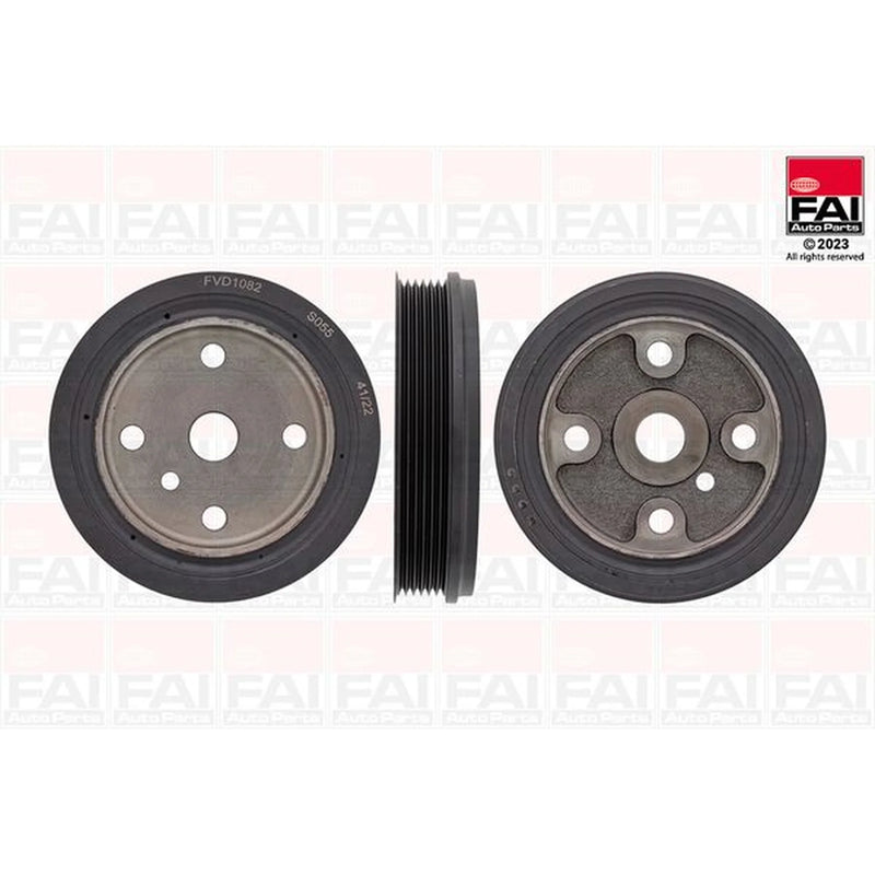FAI Crank Shaft Belt Pulley fits Volvo S60 I 2000-2010 2.4
