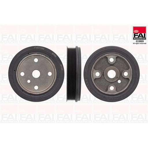 FAI Crank Shaft Belt Pulley fits Volvo S60 I 2000-2010 2.4