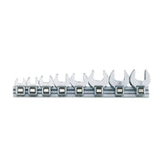 Teng Tools 3/8" Crow Foot Wrench Clip Rail Set 8 Pieces Teng Tools - Dynamic Drive