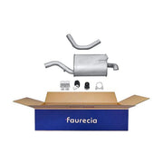 Hella End Silencer Rear fits VW Lupo I 1998-2005 1.4