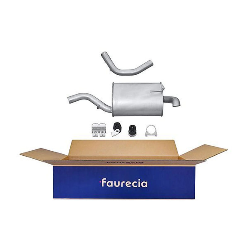 Hella End Silencer Rear fits VW Lupo I 1998-2005 1.4