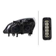 Hella Headlight Headlamp PY21W Right fits Renault Grand Scénic II 2004-2009