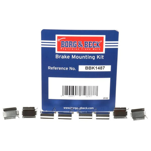 Borg & Beck Brake Pad Accessory Fitting Kit Rear BBK1487