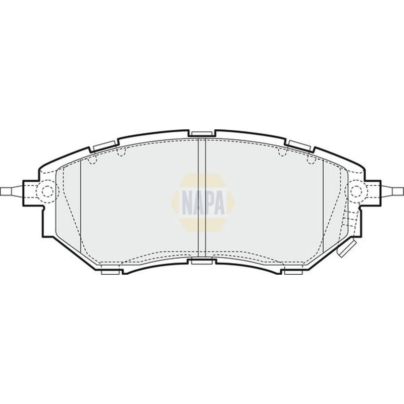 NAPA Front & Rear Pads fits Subaru Forester 2013 on 2.0