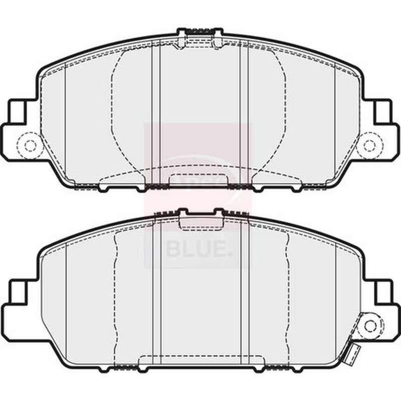 Apec Front Brake Pad Set fits Honda Accord IX 2012 on 3.5
