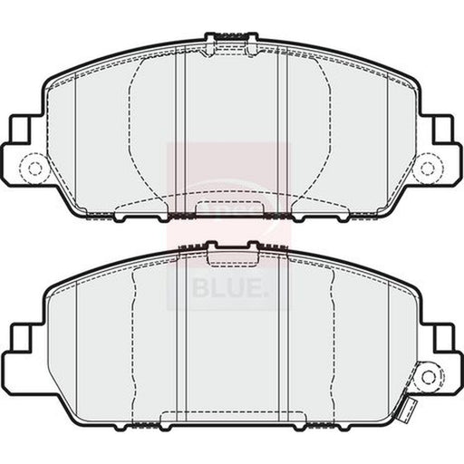 Apec Front Brake Pad Set fits Honda Accord IX 2012 on 3.5