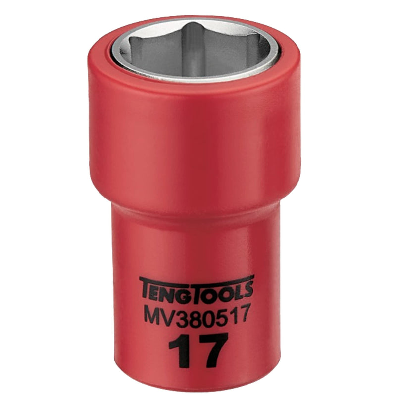 Teng Tools 3/8" Insulated Socket 17mm Teng Tools - Dynamic Drive
