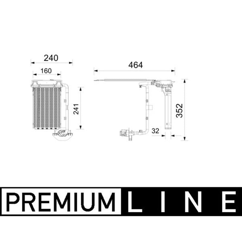 Mahle Auxiliary Heater Generator fits Renault Megane E-Tech SUV 2021 on