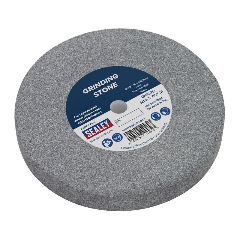 Sealey Grinding Stone150 x 16mm13mm Bore A60P Fine NBG150/GWF Sealey - Dynamic Drive
