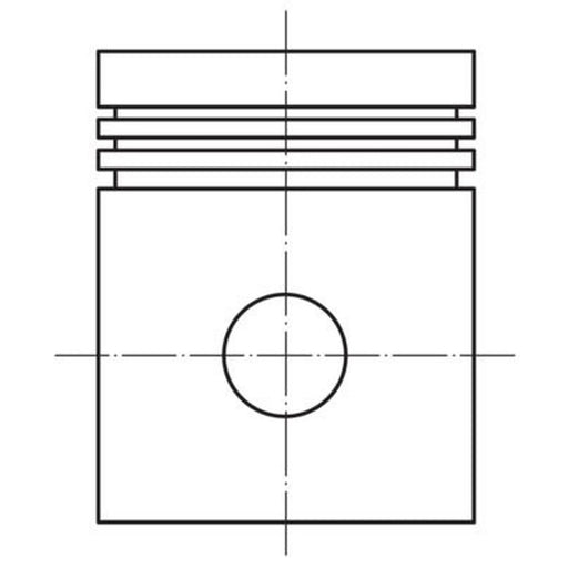 Mahle Piston Cylinder Bore = 75mm