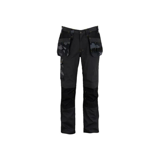 Stanley® Clothing Dixon Slim Fit Trousers Black Camouflage Waist 36in Leg R STANLEY® Clothing - Dynamic Drive