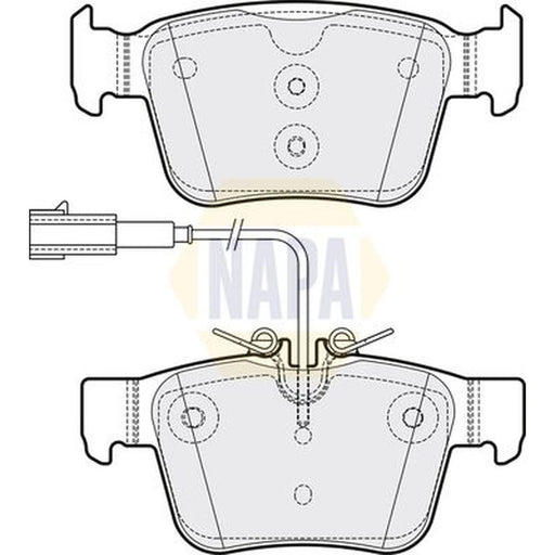 NAPA Rear Brake Pad Set NBP1791