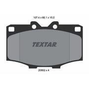 Textar Front Brake Pad Set 2085201