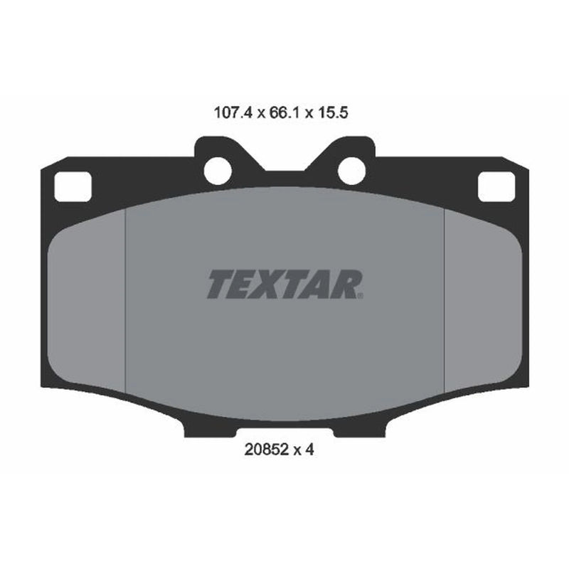 Textar Front Brake Pad Set 2085201