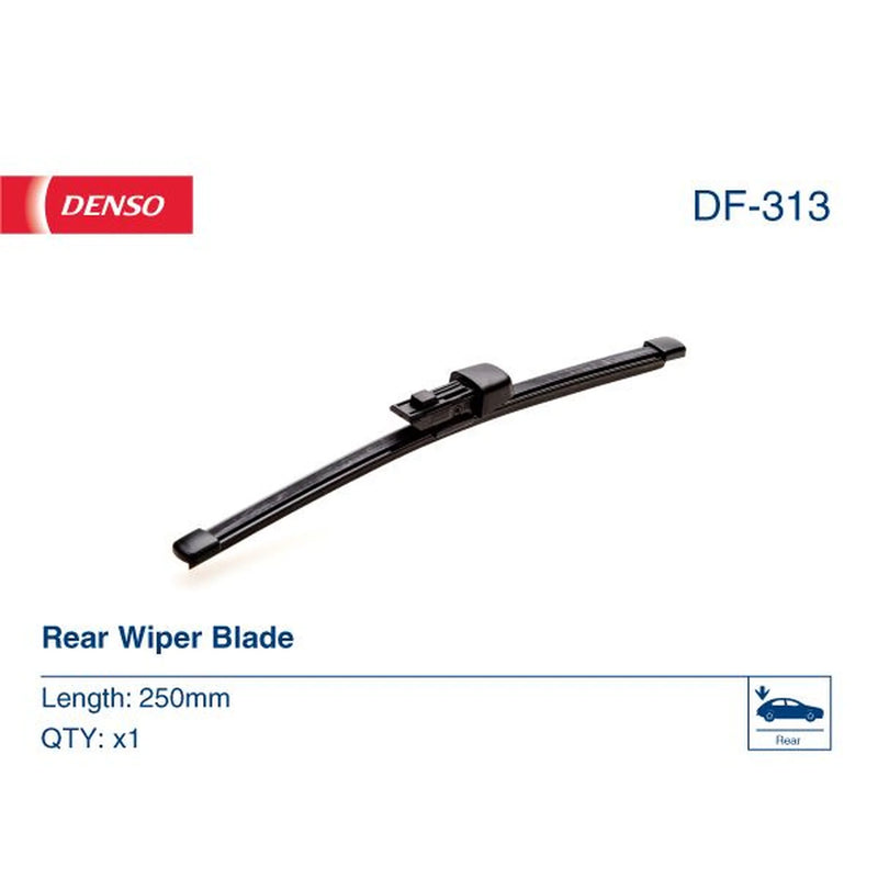 Denso Rear Wiper Blades fits Seat Mii 2011-2020 1.0