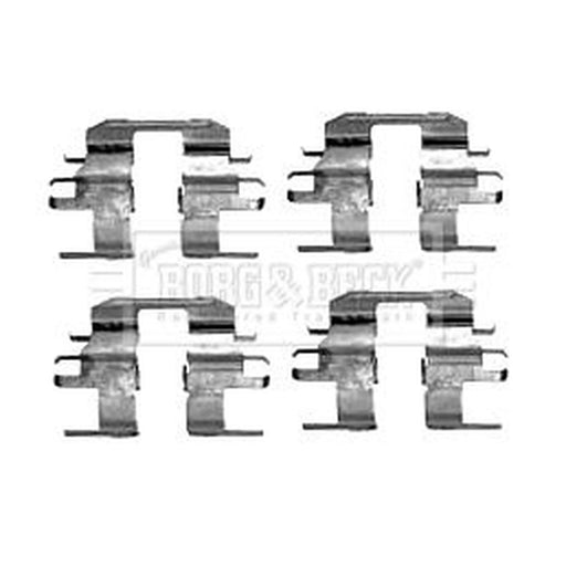 Borg & Beck Brake Pad Accessory Fitting Kit Rear BBK1448