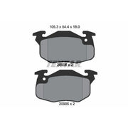 Textar Front Brake Pad Set 2090602