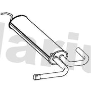Klarius Centre Pipe Centre fits Audi Q2 2016 on 1.4