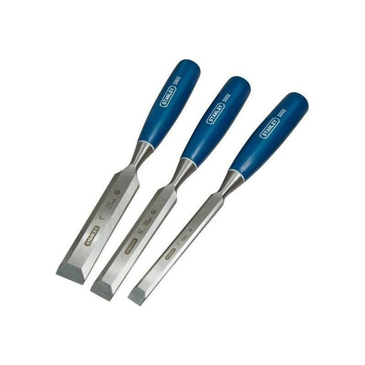 Stanley® Hand Tools 5002 Bevel Edge Chisel Set, 3 Piece STANLEY® Hand Tools - NN4 Online