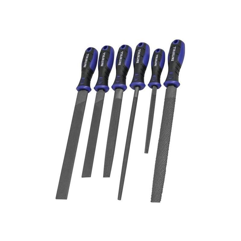 Faithfull File and Rasp Set, 6 Piece Faithfull - Dynamic Drive