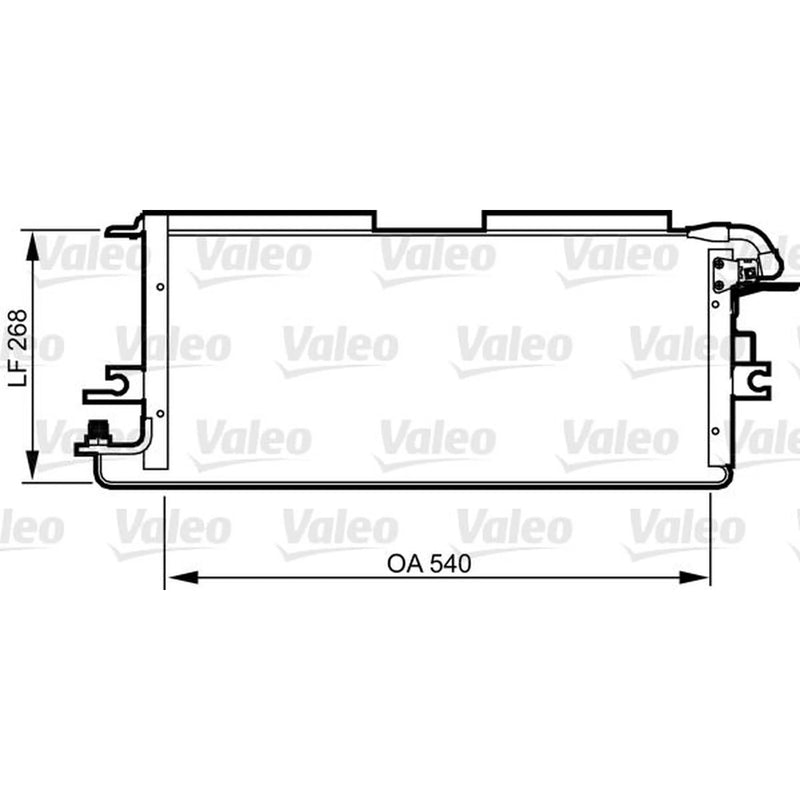Valeo Air Conditioning Condenser 814245