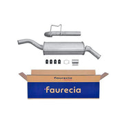 Hella End Silencer Rear fits Renault Clio I 1991-1998 1.2 1.9