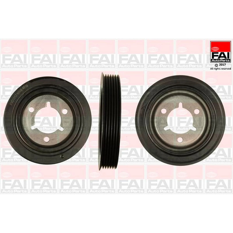 FAI Crank Shaft Belt Pulley fits Citroën Berlingo First 1996-2011 1.1 1.4 1.6