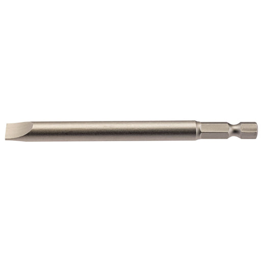 Draper Plain Slot Insert Bit, 8mm, 1/4" Hex, 100mm Long (Pack of 1) 64358 Draper - Dynamic Drive