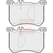 Apec Front Brake Pad Set fits Mercedes-Benz S-Class 2013-2020