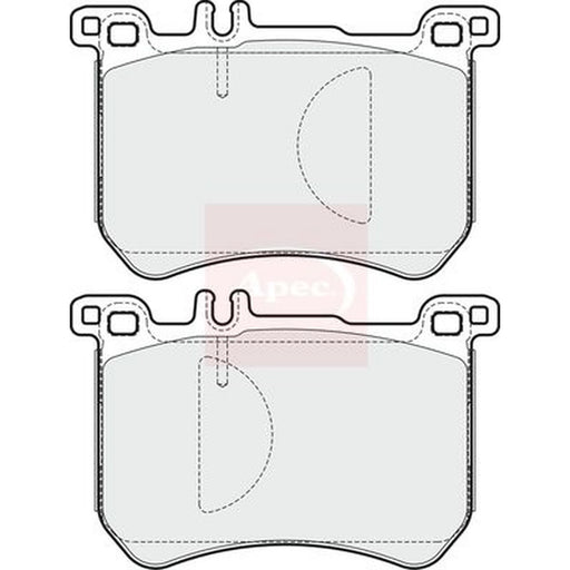 Apec Front Brake Pad Set PAD1938