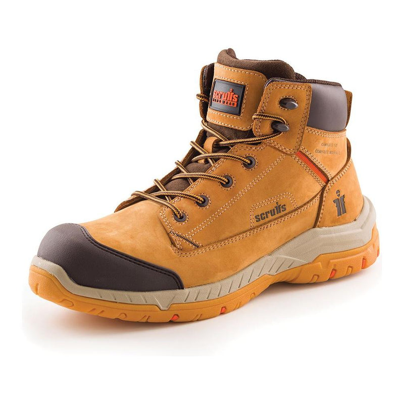 Scruffs Solleret Safety Boots Tan Size 12 / 47 Scruffs - Dynamic Drive
