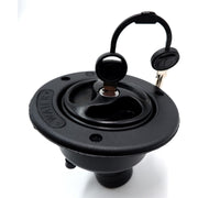 Black Water Inlet Hatch 40mm w/ Locking Filler Cap 78mm Motorhome Caravan Boat Crusader - Dynamic Drive