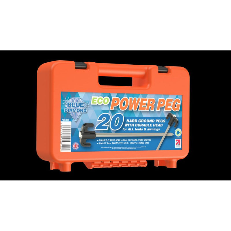 Blue Diamond Eco Power Hard Ground Tent Pegs Blue Diamond - Dynamic Drive