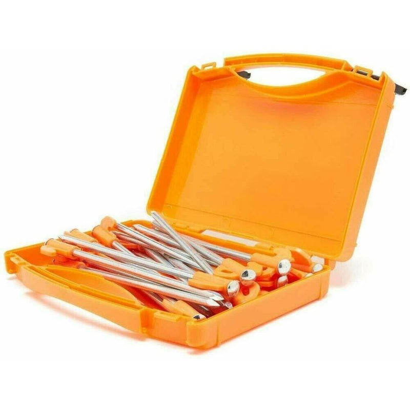 Blue Diamond Tent Awning Camping Heavy Duty Hard Ground ORANGE Pegs Pro- 20 Pack Blue Diamond - Dynamic Drive