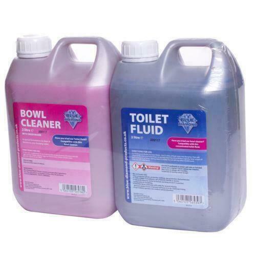 Blue Diamond Twin Pack 2 Litre Chemical Toilet Fluid Blue Diamond - Dynamic Drive