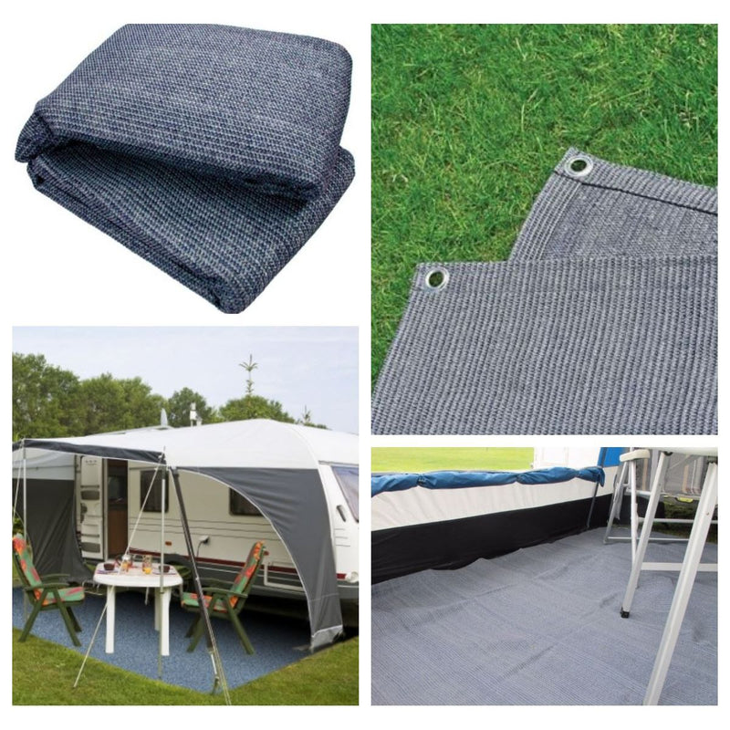 Breathable Caravan Awning Tent Groundsheet 2.5m X 5.5m Streetwize - Dynamic Drive