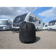 OLPRO Breathable Waterproof 4Ply Caravan Cover with Free Hitch Cover Black Olpro - Dynamic Drive