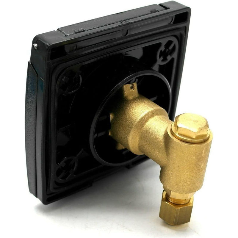 Bullfinch Caravan Black BBQ Gas point and Quick Release Plug in tail connector Bullfinch - Dynamic Drive