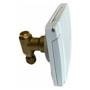 Bullfinch Caravan White BBQ Gas point and Quick Release Plug in tail connector Bullfinch - Dynamic Drive