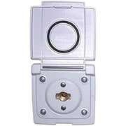 Bullfinch Caravan White BBQ Gas point and Quick Release Plug in tail connector Bullfinch - Dynamic Drive