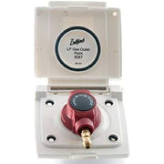 Bullfinch Caravan White BBQ Gas point and Quick Release Plug in tail connector Bullfinch - Dynamic Drive