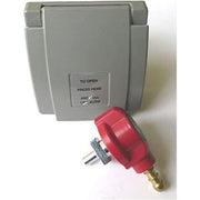 Bullfinch Grey BBQ Gas point and Quick Release Plug-in Tail Connector Bullfinch - Dynamic Drive