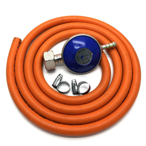 Butane Gas Regulator with 2m Hose And Clips Fits Calor Gas 4.5kg Cylinders ONLY Crusader - Dynamic Drive