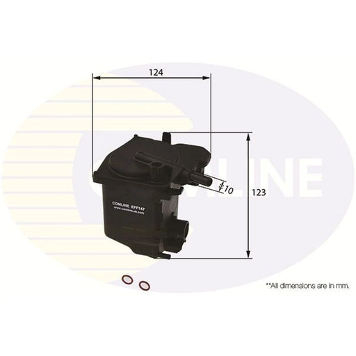 Comline Fuel Filter Element fits Citroën Berlingo / Berlingo First 2005-2011 1.6