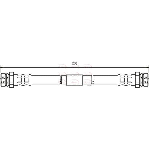 Apec Brake Hydraulic Hose Line