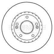 Borg & Beck Front & Rear Brake Discs & Pads fits Hyundai Veloster 2011-2017 1.6