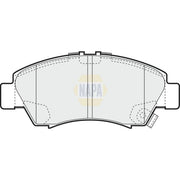 NAPA Front Brake Vented Discs & Pads fits Honda Jazz II 2002-2008 1.2 1.3