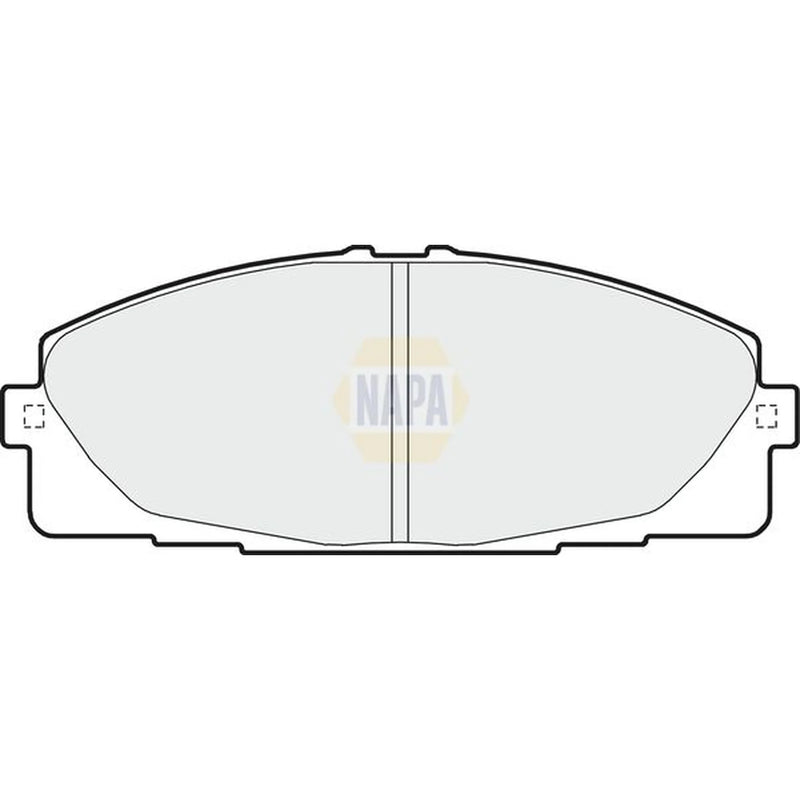 NAPA Front Brake Pad Set fits Toyota Hiace / Commuter V Bus 2006 on 2.5